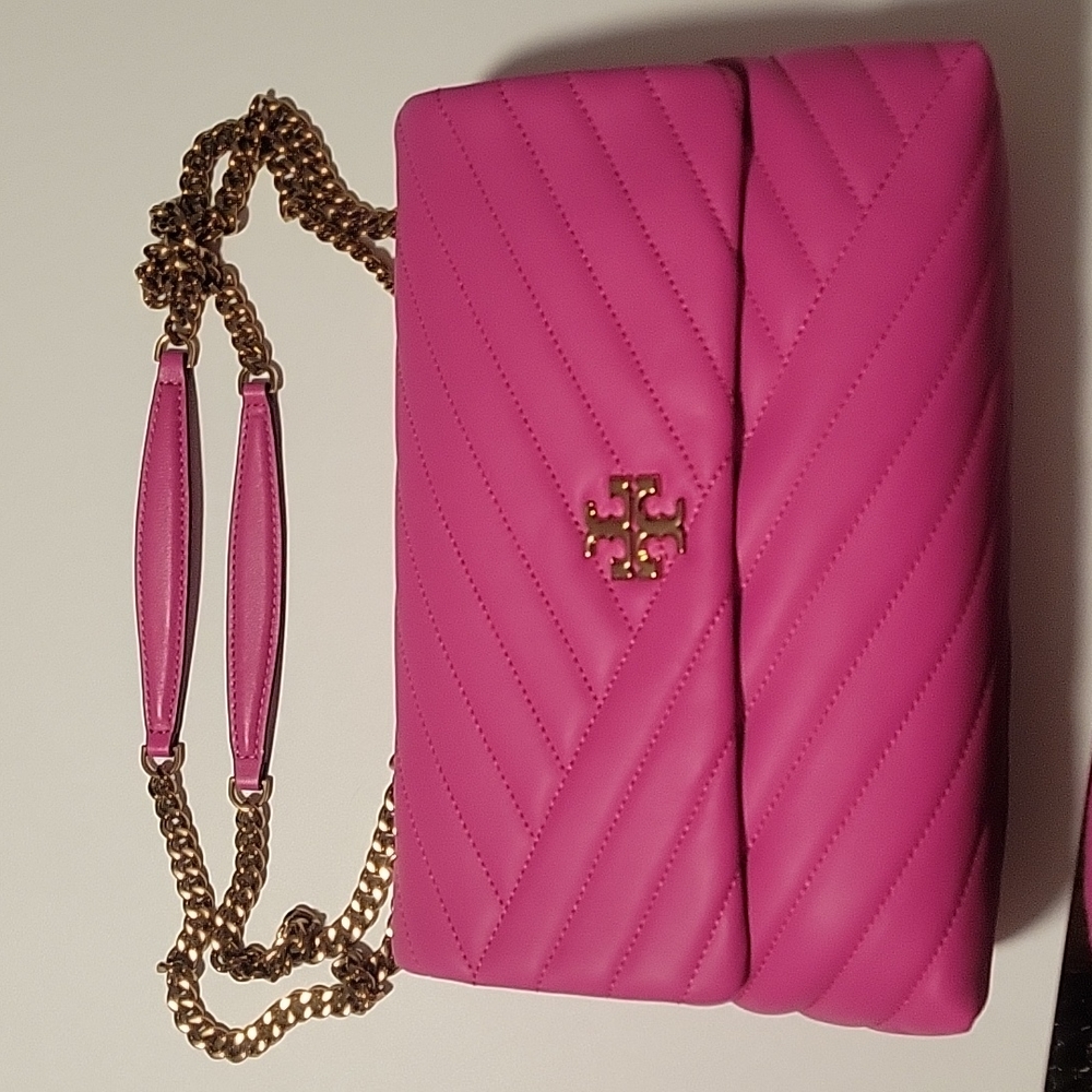 Tory Burch Kira Shoulder Bag Crazy Pink